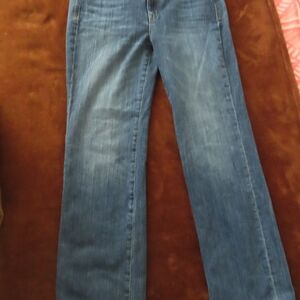 AYR The Pop Jeans Medium Wash Straight Crop Ankle Size 33L X 29 E1706 All Year
